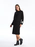 LC Waikiki Crew Neck Printed Women's Dress